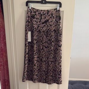 Never Fully Dressed Black Floral Maxi Skirt